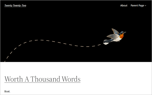 WordPress Block Theme - Twenty Twenty-Two