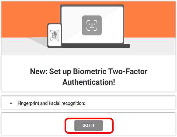 Defender new version modal
