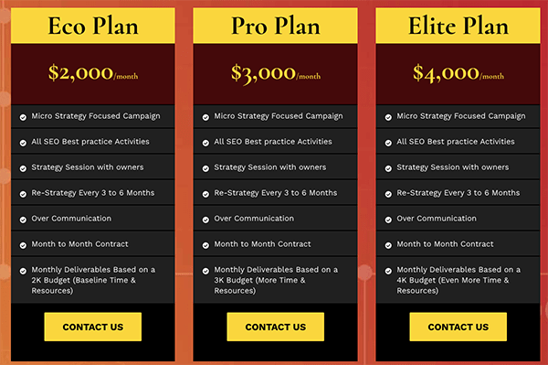 Boulder SEO Marketing plans.