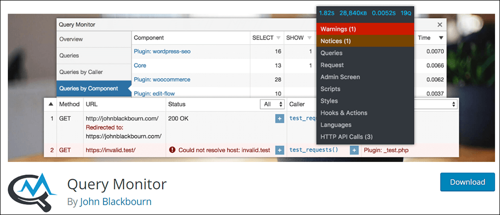 Query Monitor - WordPress plugin
