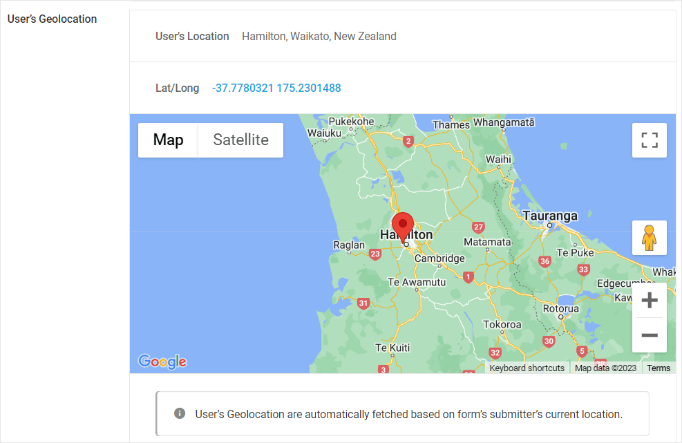 Forminator form submission