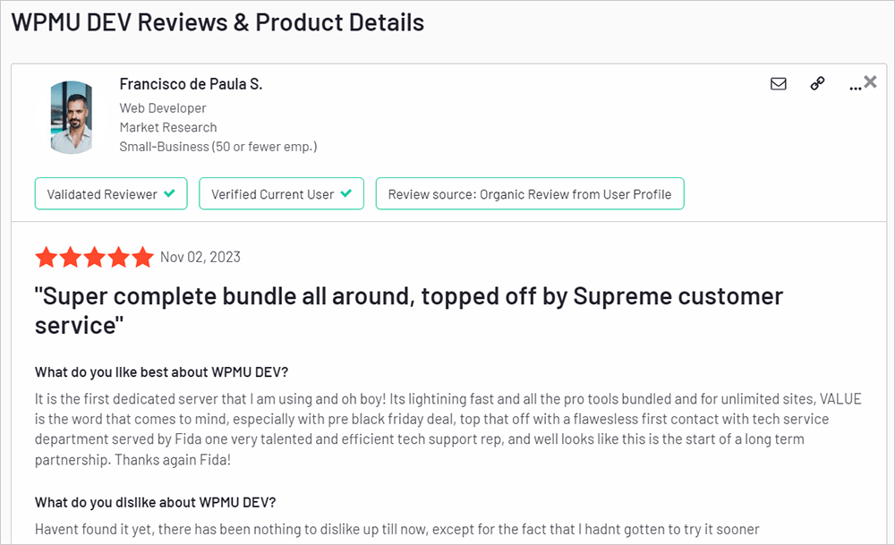 WPMU DEV Support - Customer Review