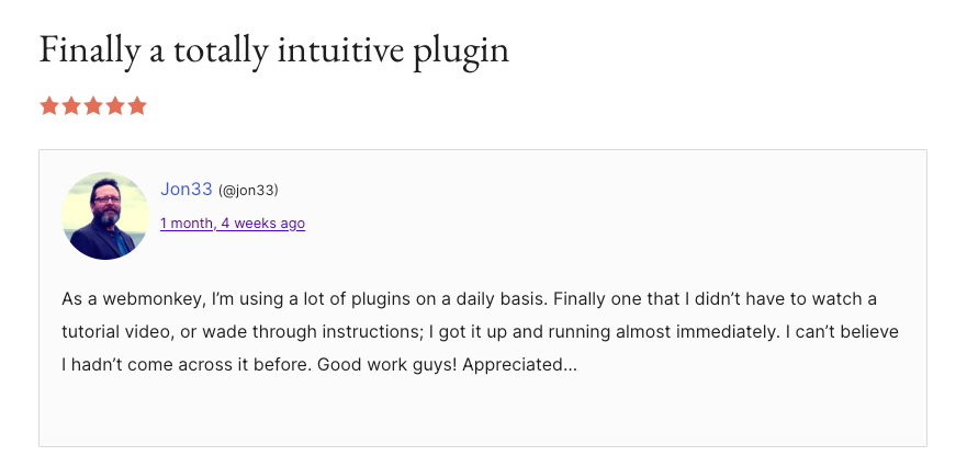 Forminator client review