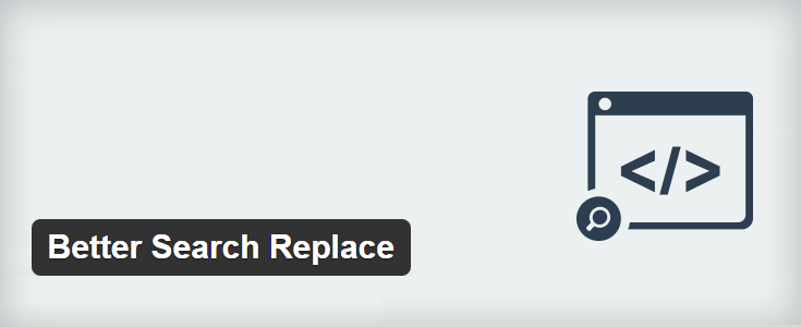 Better Search Replace plugin