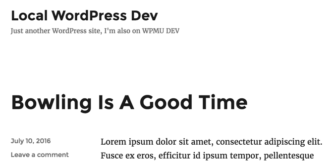 Appending text to the site description