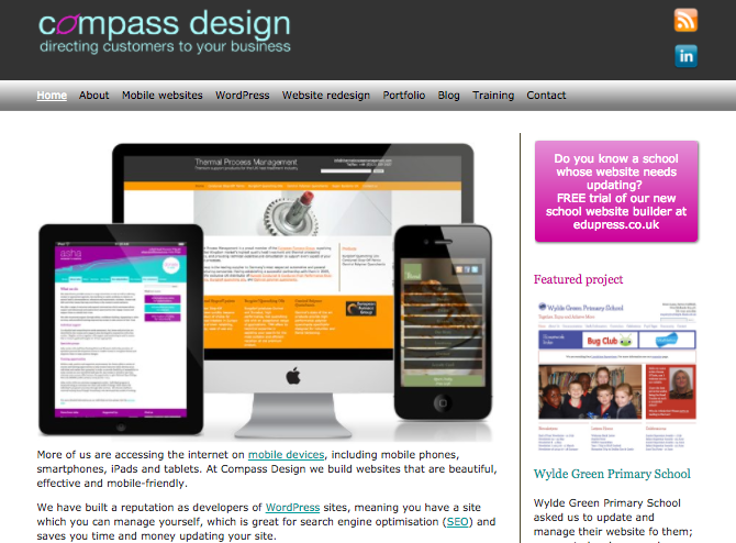 Compass Design website