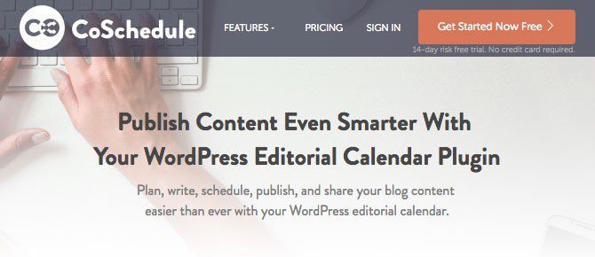 CoSchedule comes with a WordPress editorial calendar plugin.