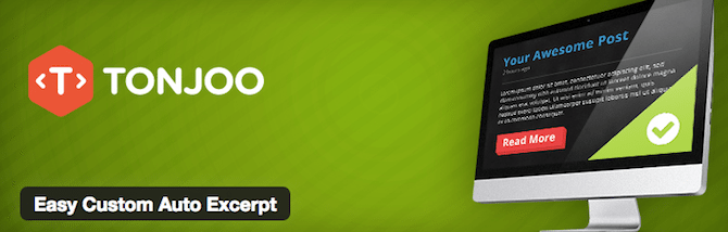 Easy Custom Auto Excerpt plugin