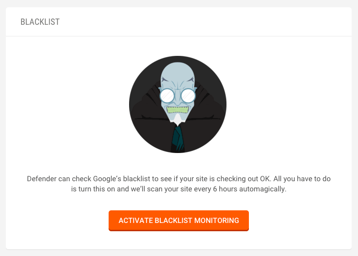 Be the first to know if Google blacklists your site.