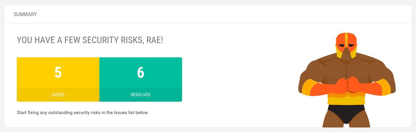 Six issues solved, five to go...