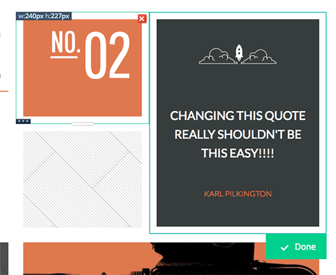 Customizing Issue with Upfront's front-end editor couldn't be easier.