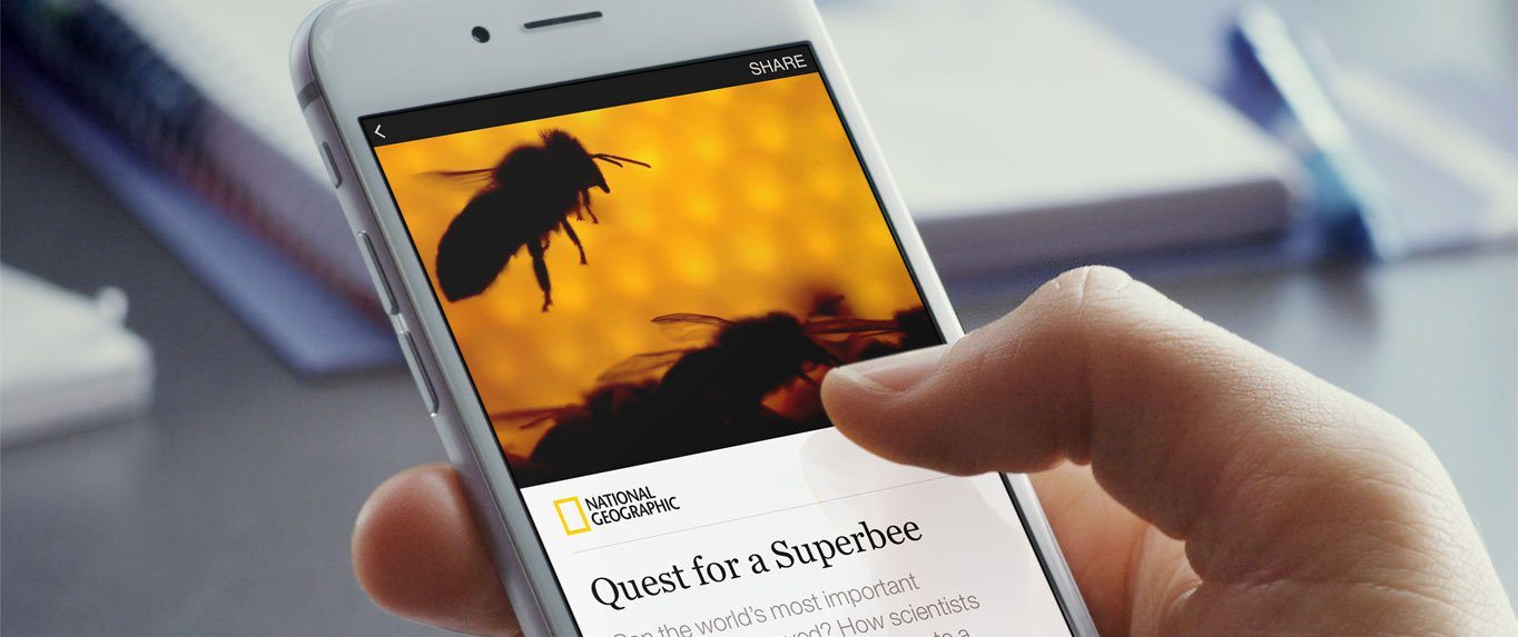Facebook Instant Articles will launch in April.