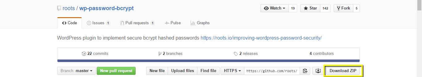 press the download zip button to download the plugin file from the plugin's github page