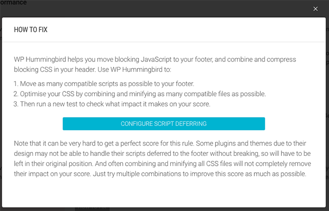 You can configure script deferring across your entire site using Hummingbird!