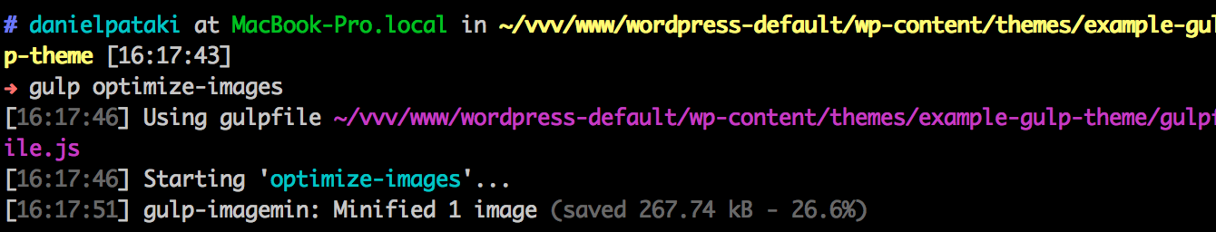 Gulp Image Optimization At Work