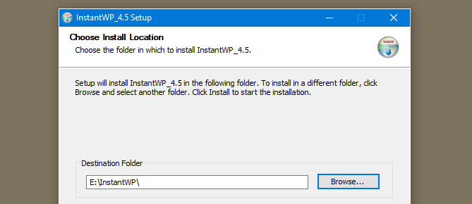 install instantwp on the flashdrive