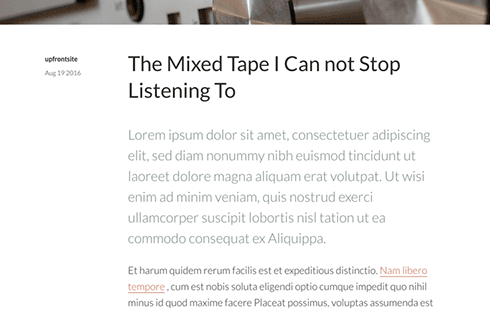 Issue features stunning fonts chosen by our in-house design team.