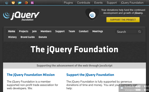 jQuery website