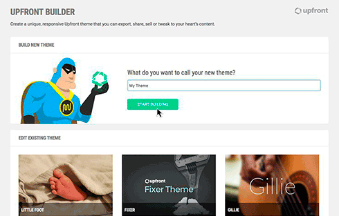 Give your new theme a name to get started.