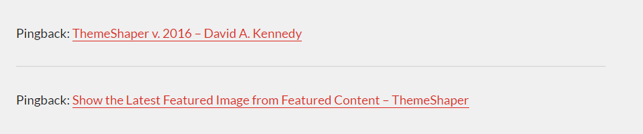 themeshaper at wordpress.com allows pingbacks
