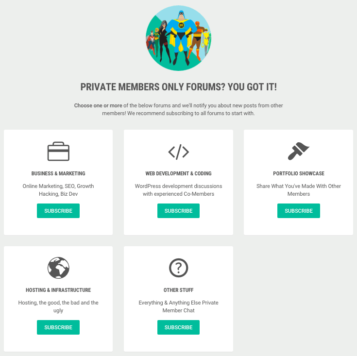 Our members only forums provide a private place to chat with other members about topics that concern you.