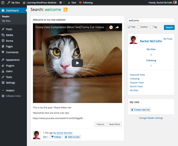 Teaching in the Reader screen