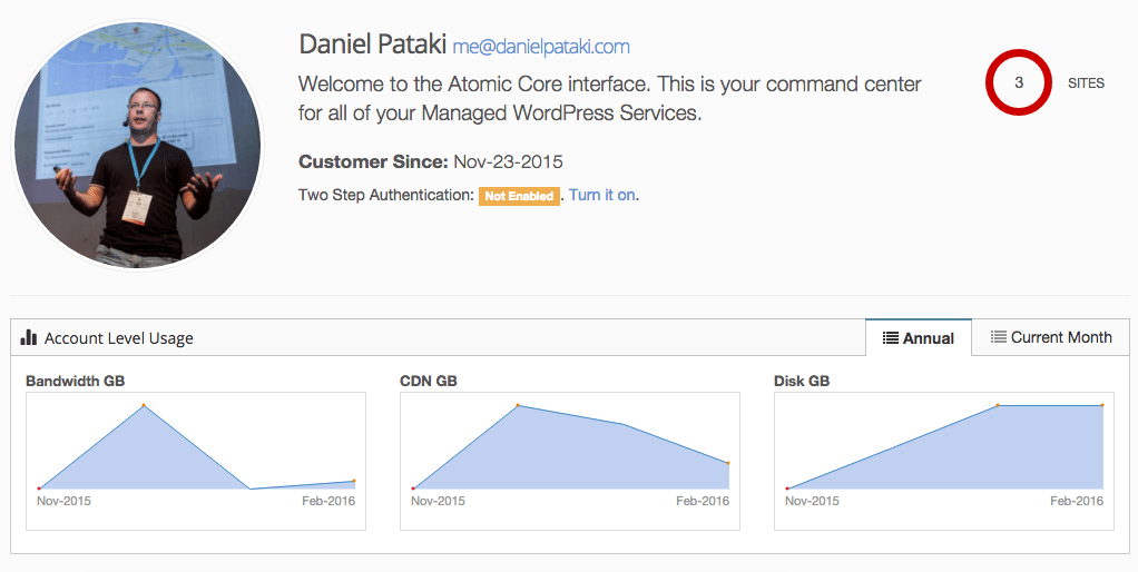 The Pagely Dashboard