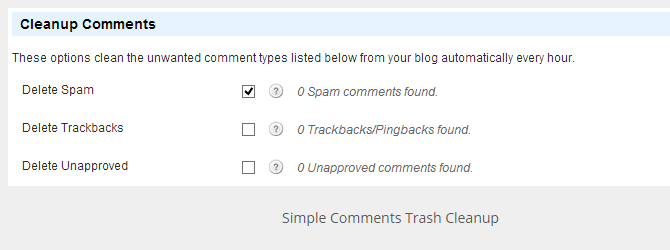 Simple Comments plugin