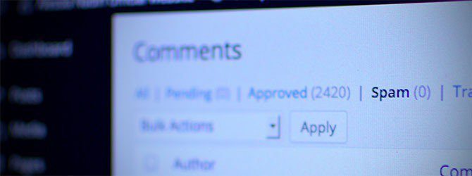 Stop Spam Comments plugin