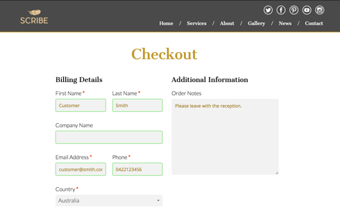 Easily style checkouts to match your branding.
