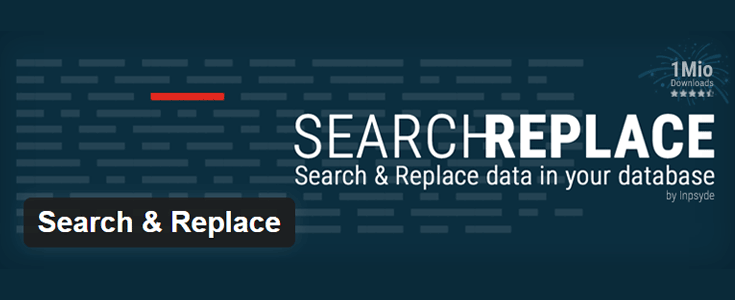 Search and Replace plugin