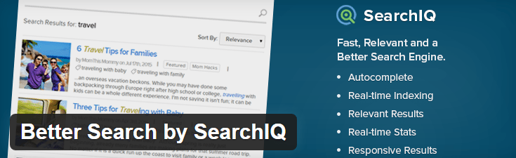 Better Search by SearchIQ image from wordpress.org