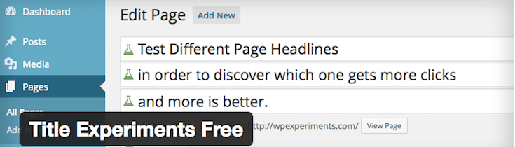 Title Experiments Free-Plugin