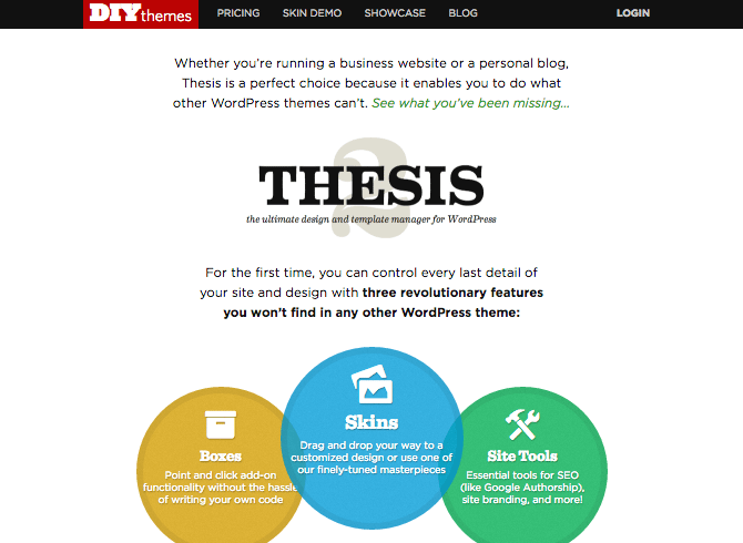 Thesis website
