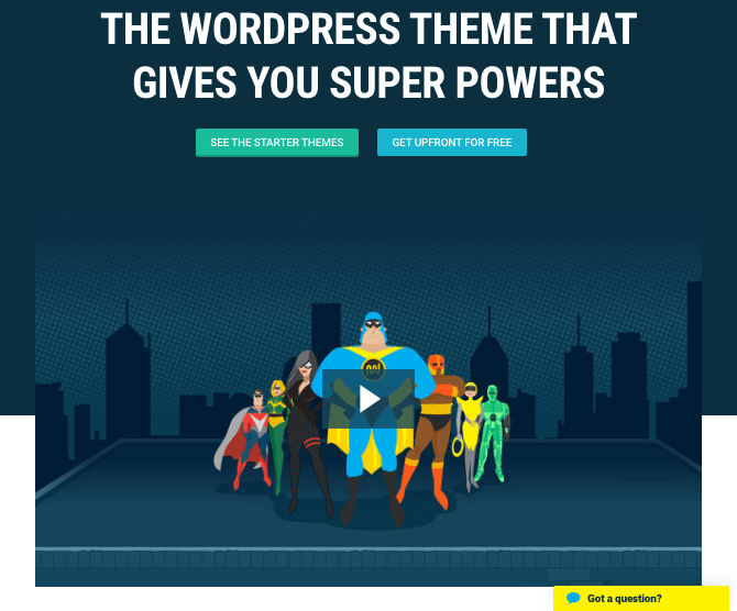 Upfront theme builder