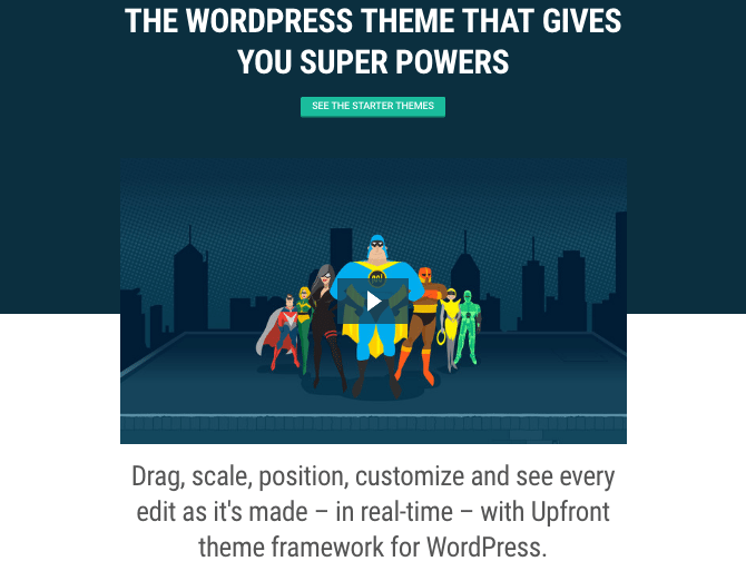 Upfront page on WMPU DEV website