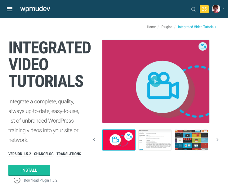 provide your clients with turoaisl to help them manage their sites on your network with the Integrated Video Tutorials plugin