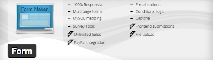 WordPress Form Maker plugin