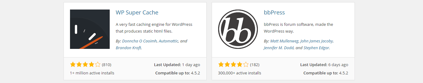 The WordPress Plugin Directory is a great place to start your plugin search.