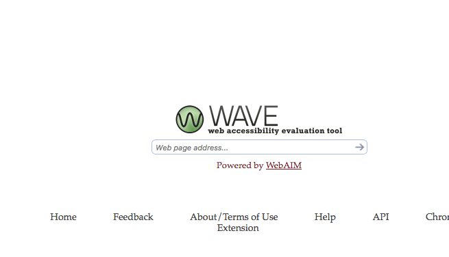 wave accessibility tool