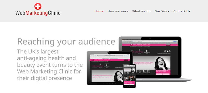web marketing clinic home page