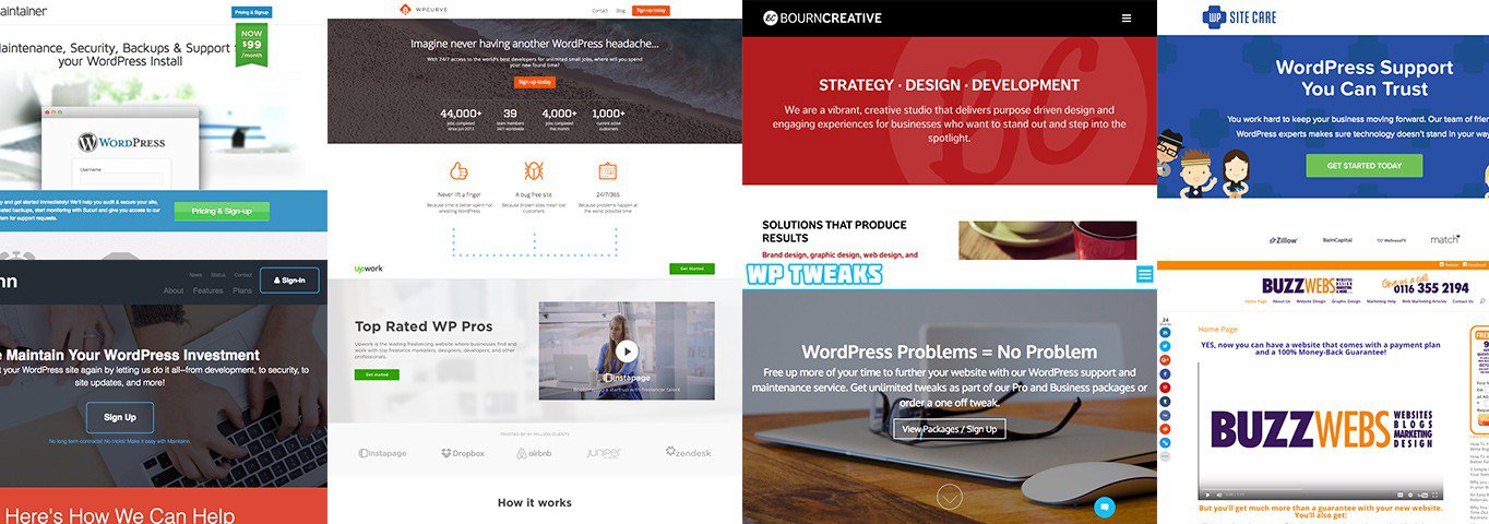 There are many businesses our there that focus on providing WordPress-specific services to clients.