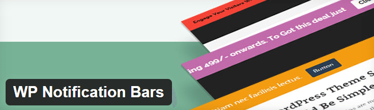 WP Notification Bars plugin screenshot