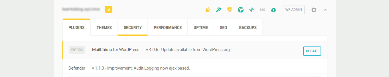 You can update plugins from WordPress.org at the Hub