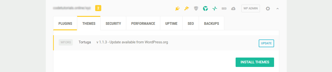 You can update themes from WordPress.org at the Hub