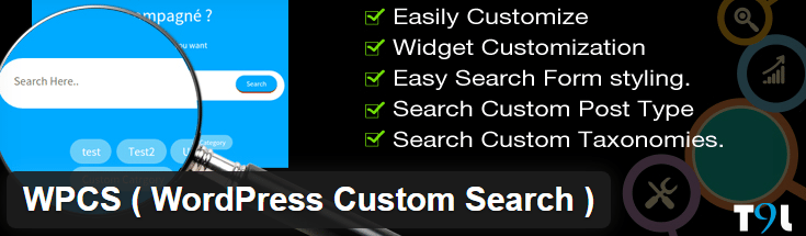 WPCS (WordPress Custom Search) Plugin image from WordPress.org