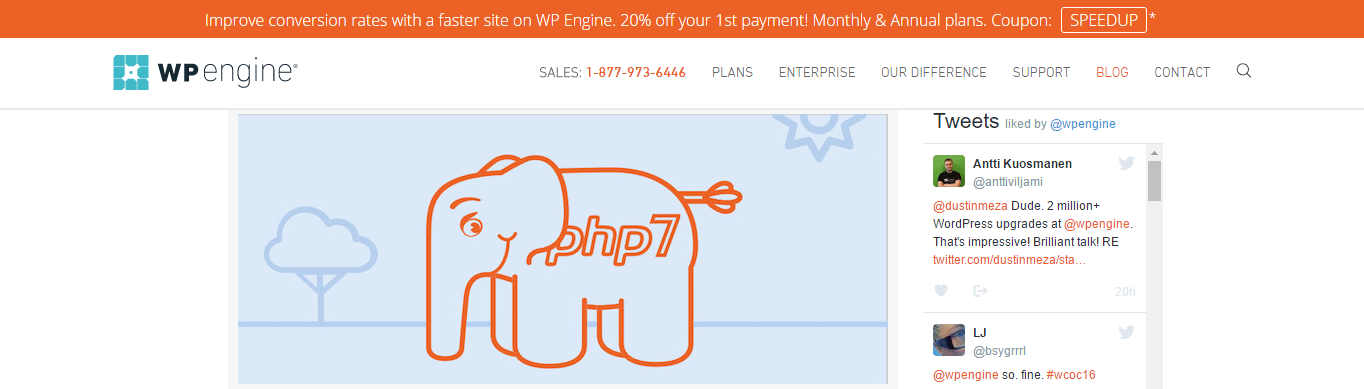 WPEngine website screenshot